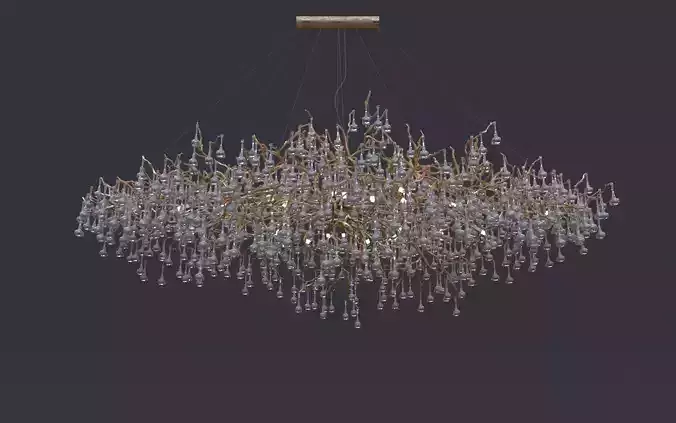 Chandelier Cinema 4D and Corona Renderer