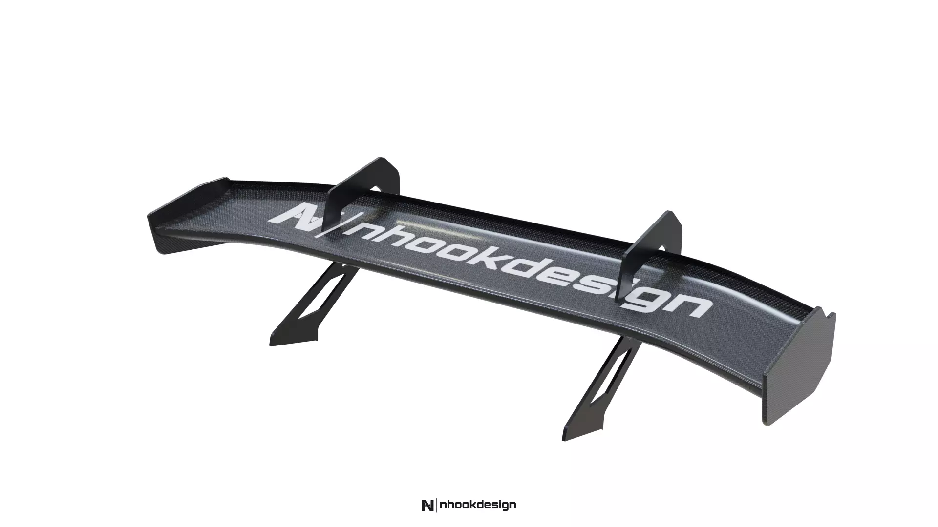 Audi R8 LMS Evo 2 Rear Wing 3D model