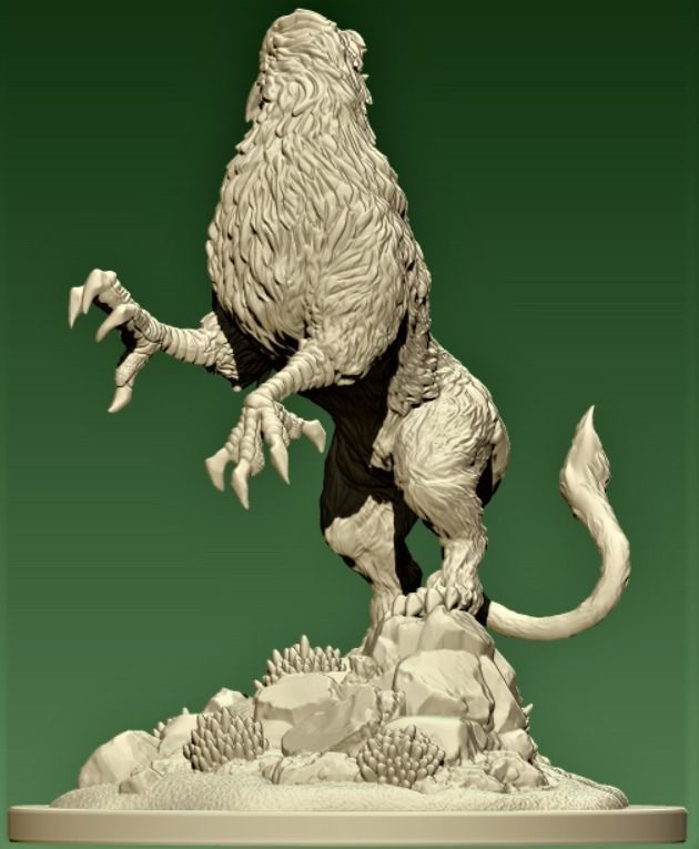GRIFFIN eagle 3D print model_6