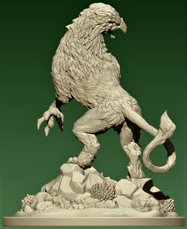 GRIFFIN eagle 3D print model_5