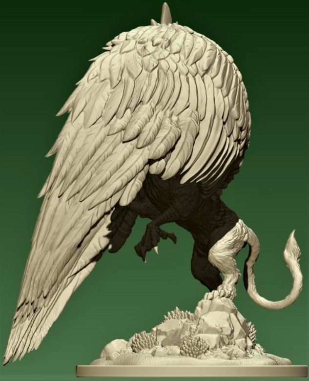 GRIFFIN eagle 3D print model_9