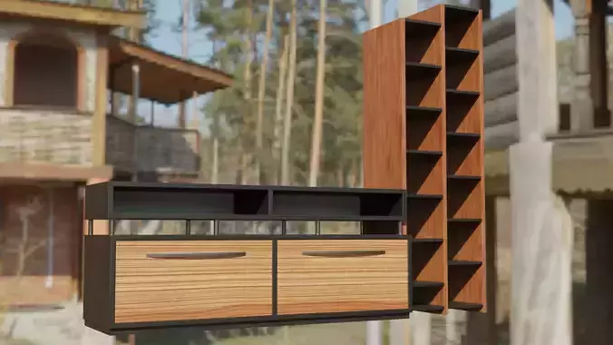 closet wooden cabinet