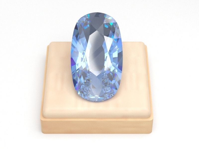 Gem Shape Cushion 3D print model_1