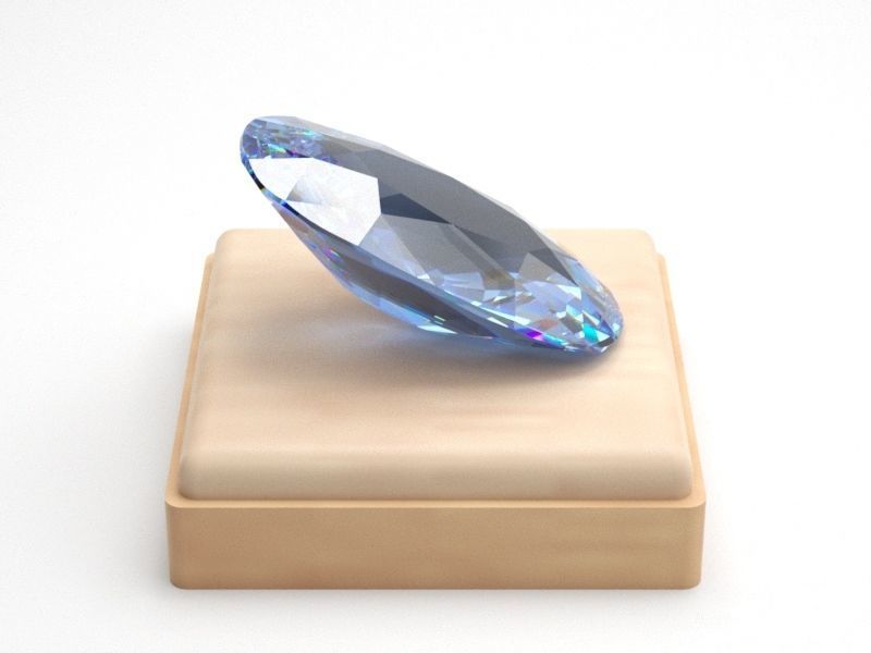 Gem Shape Cushion 3D print model_3