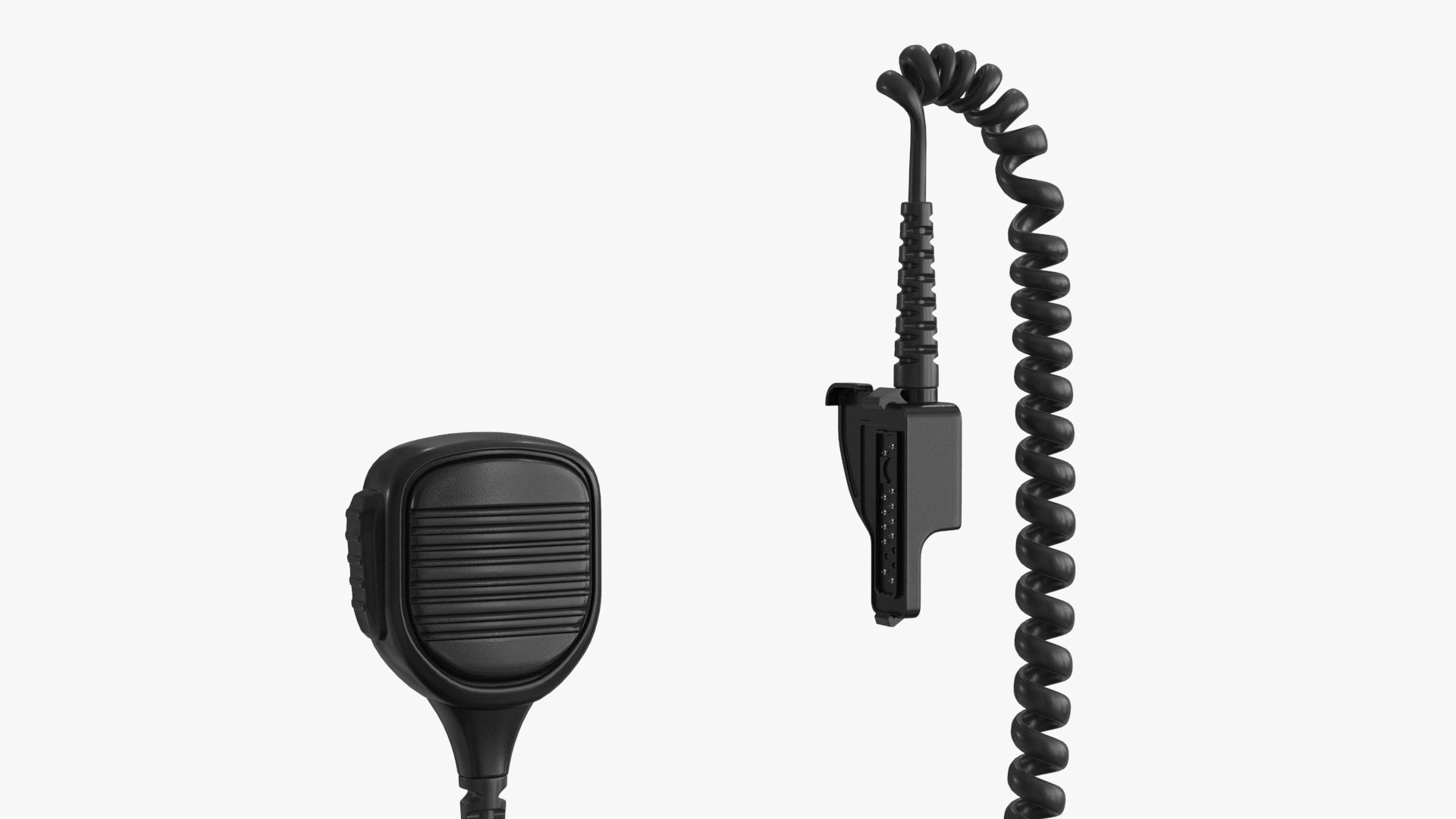 Motorola Police Radio 3d model Low-poly 3D model_7