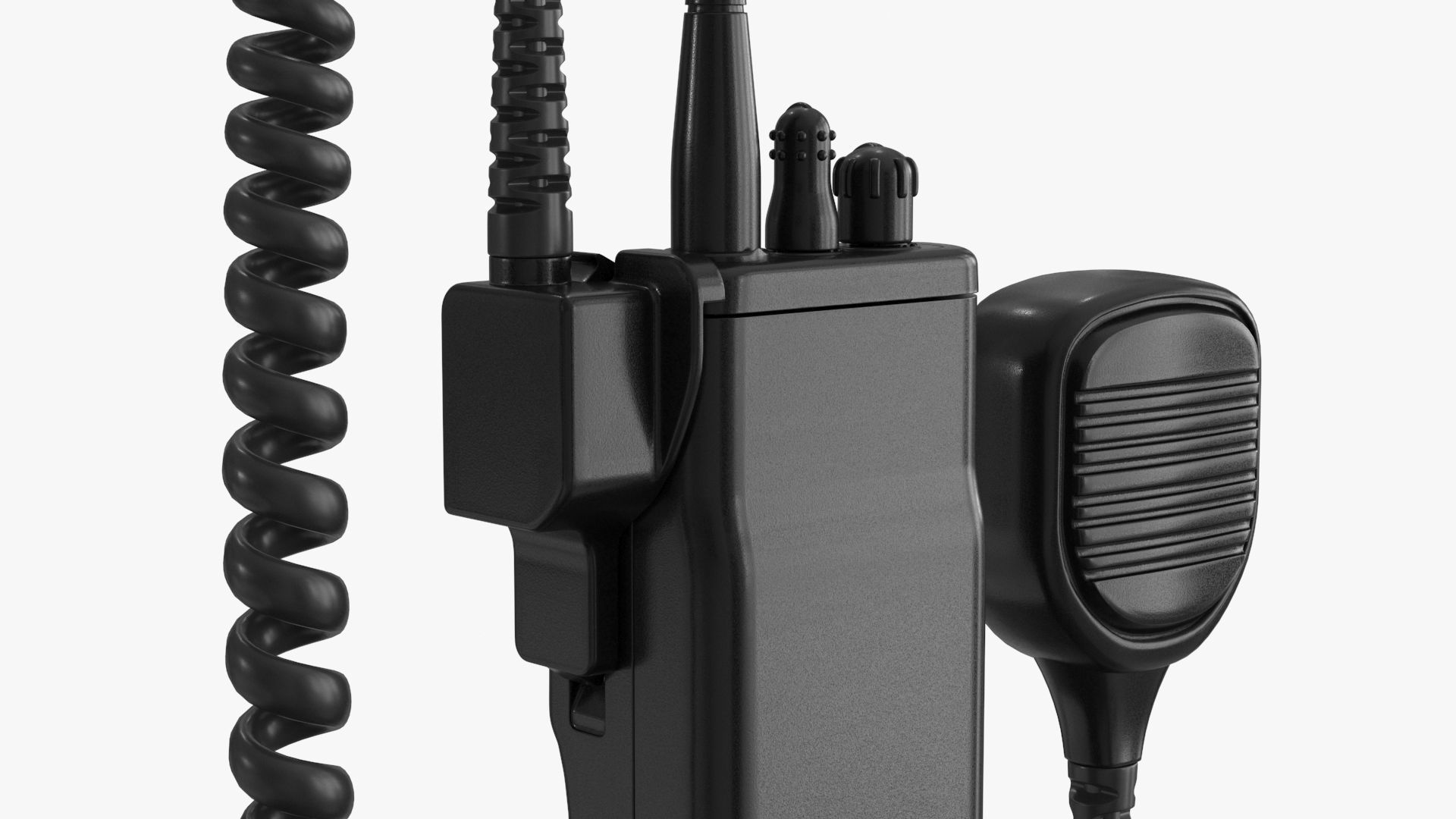 Motorola Police Radio 3d model Low-poly 3D model_6