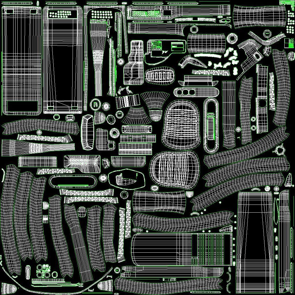 Motorola Police Radio 3d model Low-poly 3D model_19