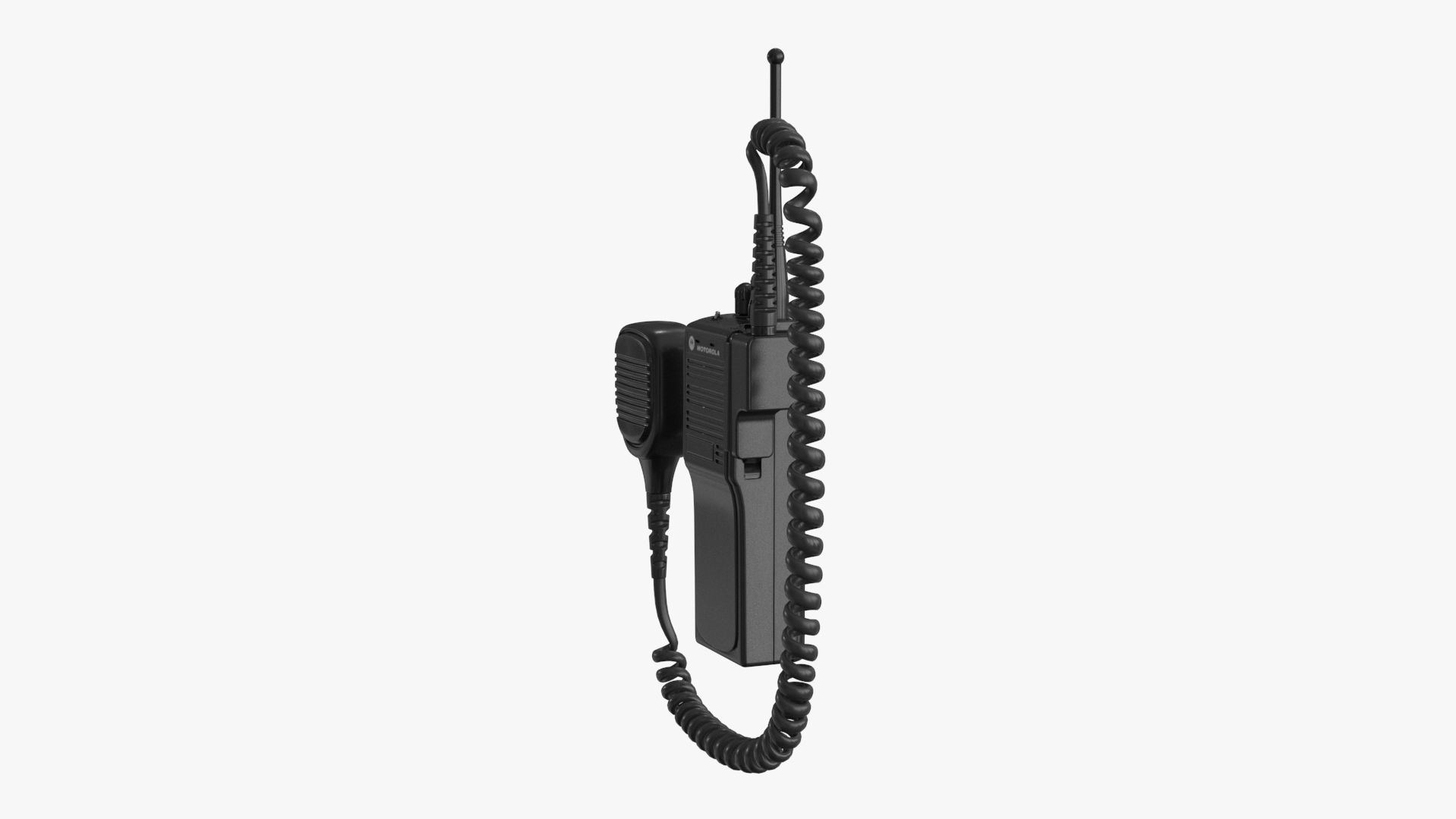 Motorola Police Radio 3d model Low-poly 3D model_16