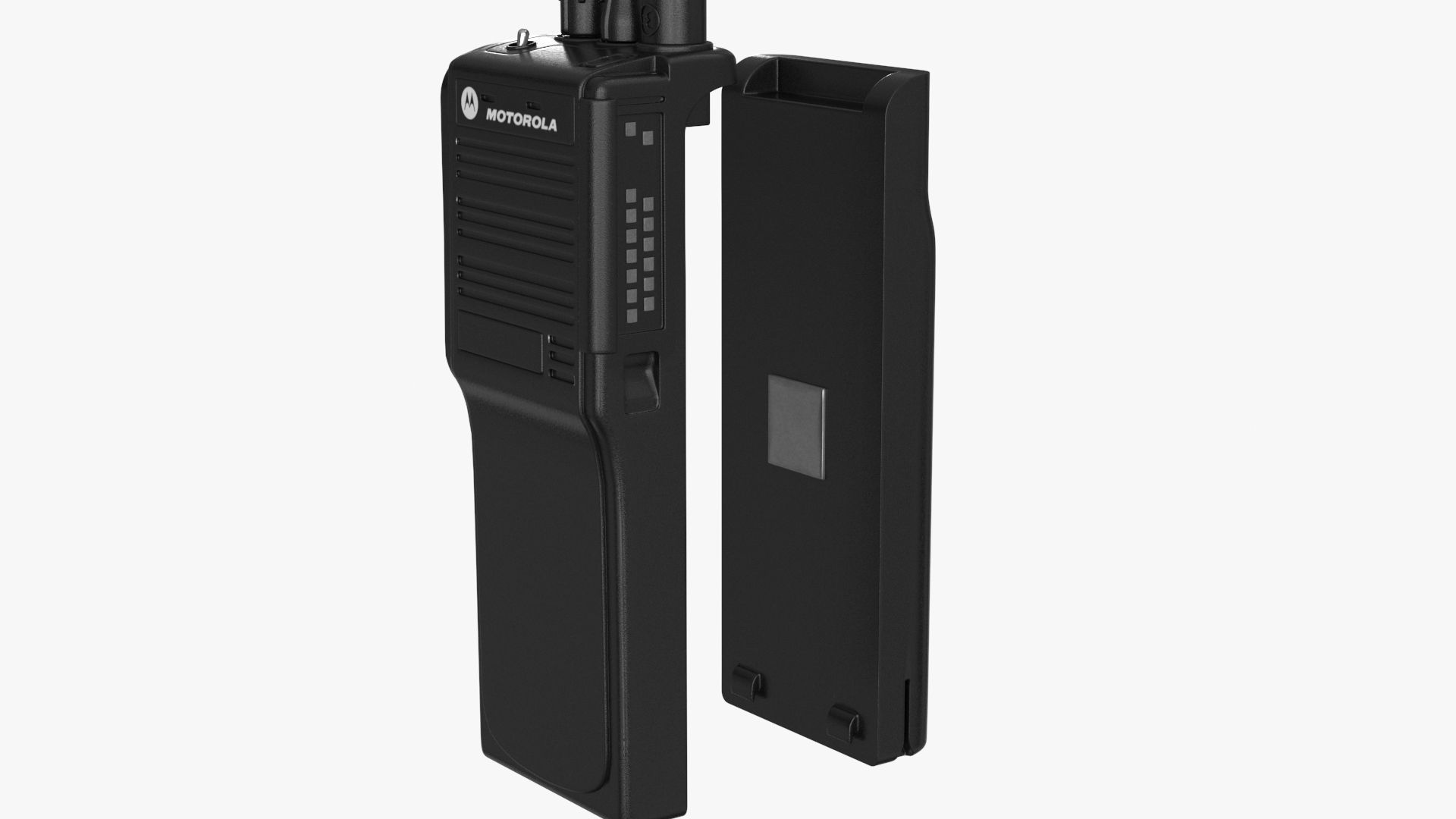 Motorola Police Radio 3d model Low-poly 3D model_9