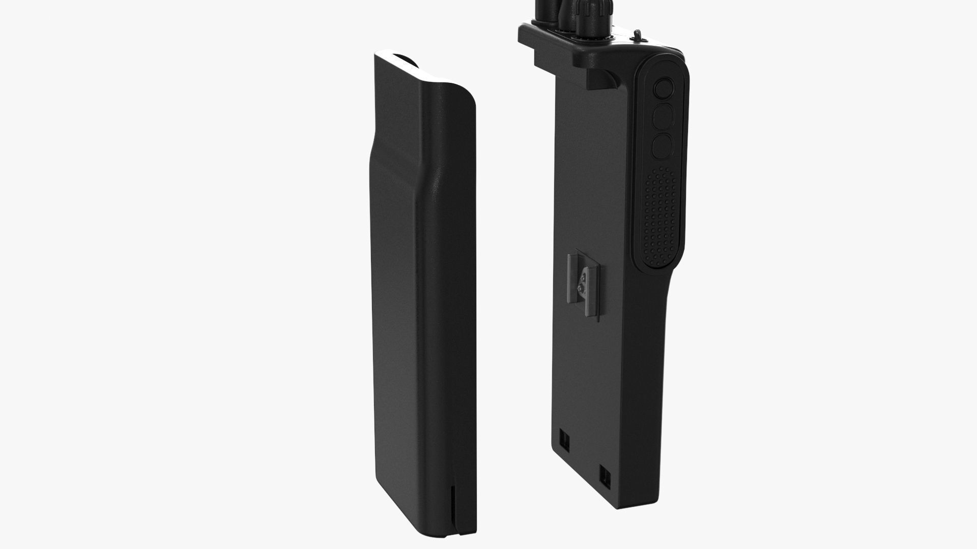 Motorola Police Radio 3d model Low-poly 3D model_8