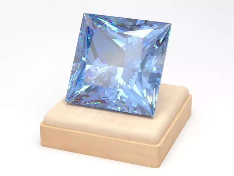 Gem Shape Princess 3D print model_0