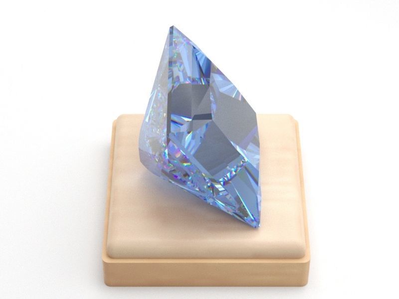 Gem Shape Princess 3D print model_3