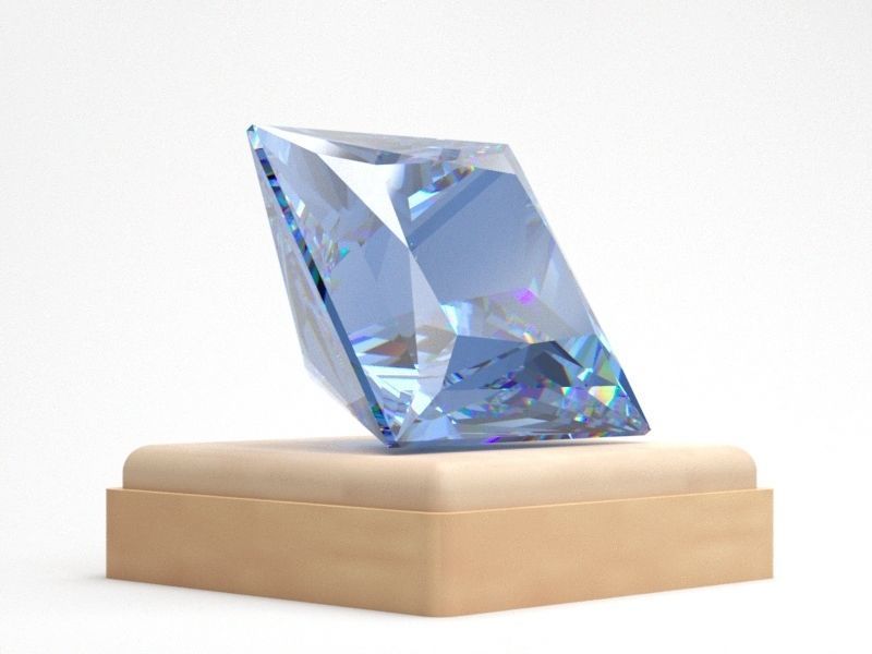 Gem Shape Princess 3D print model_2