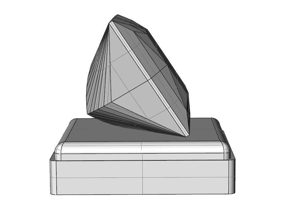 Gem Shape Princess 3D print model_8