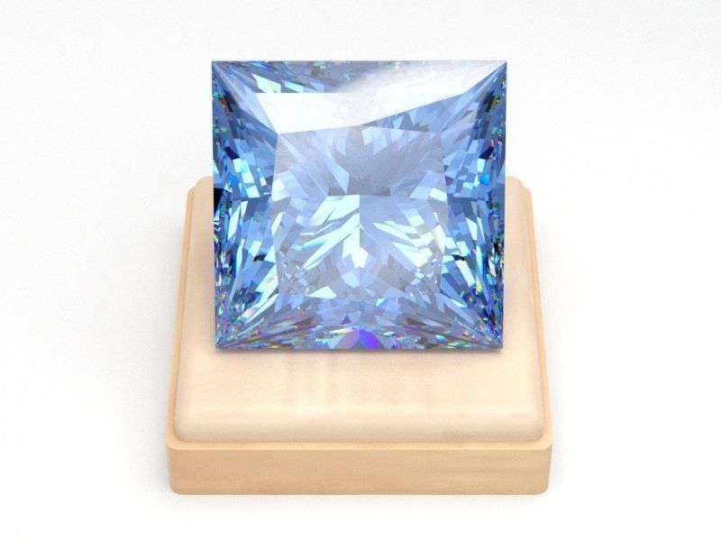 Gem Shape Princess 3D print model_1