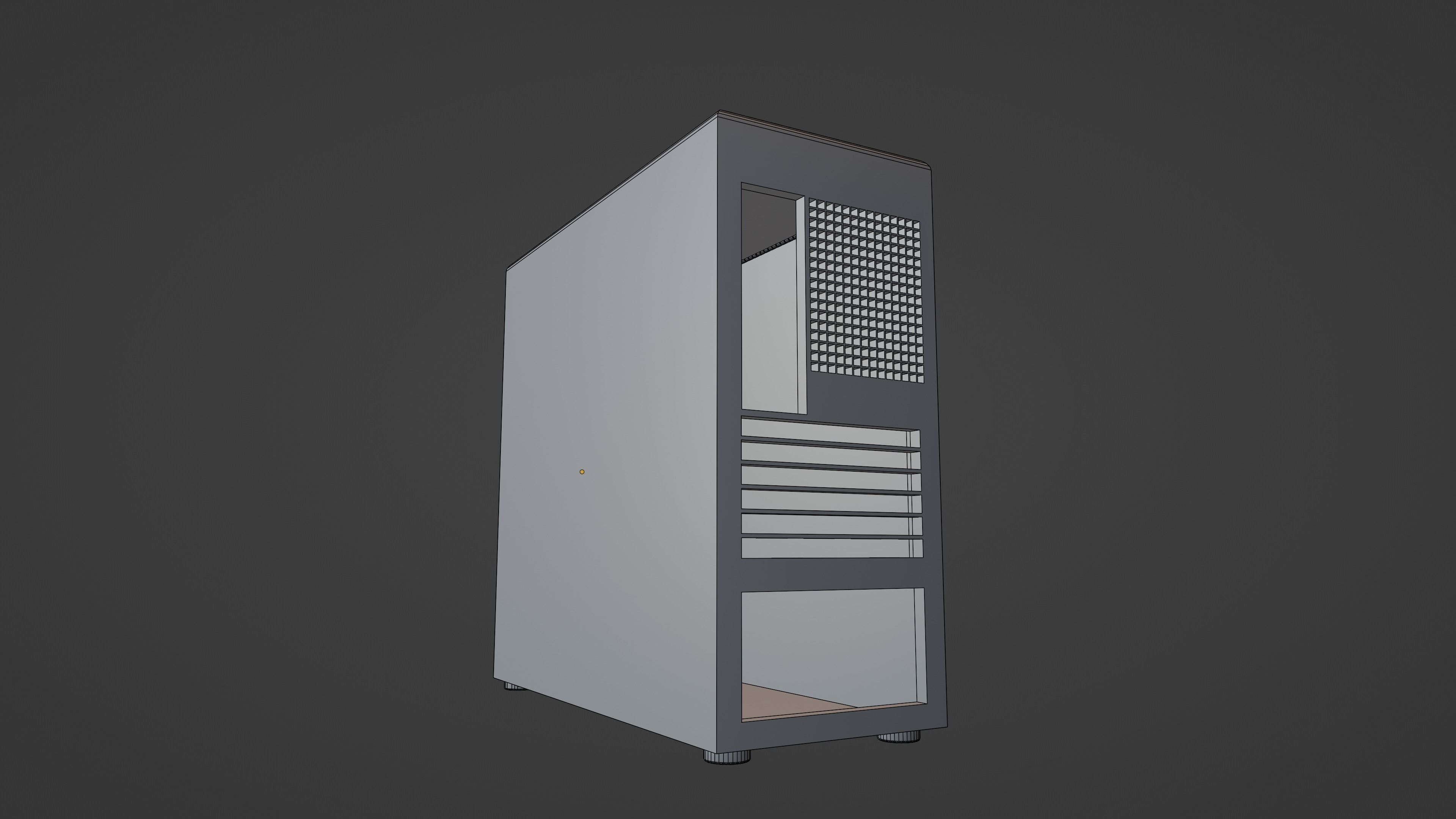 Simple Gamer Setup free 3D model | CGTrader