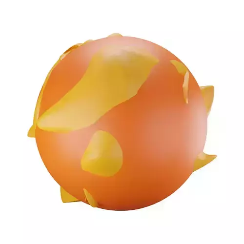 The Sun pokemon ball - orange