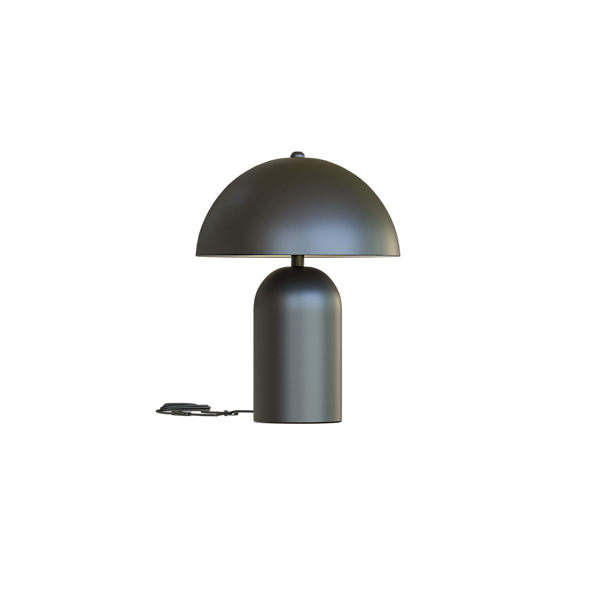 Lamps table lamp with shade Low-poly 3D model_3