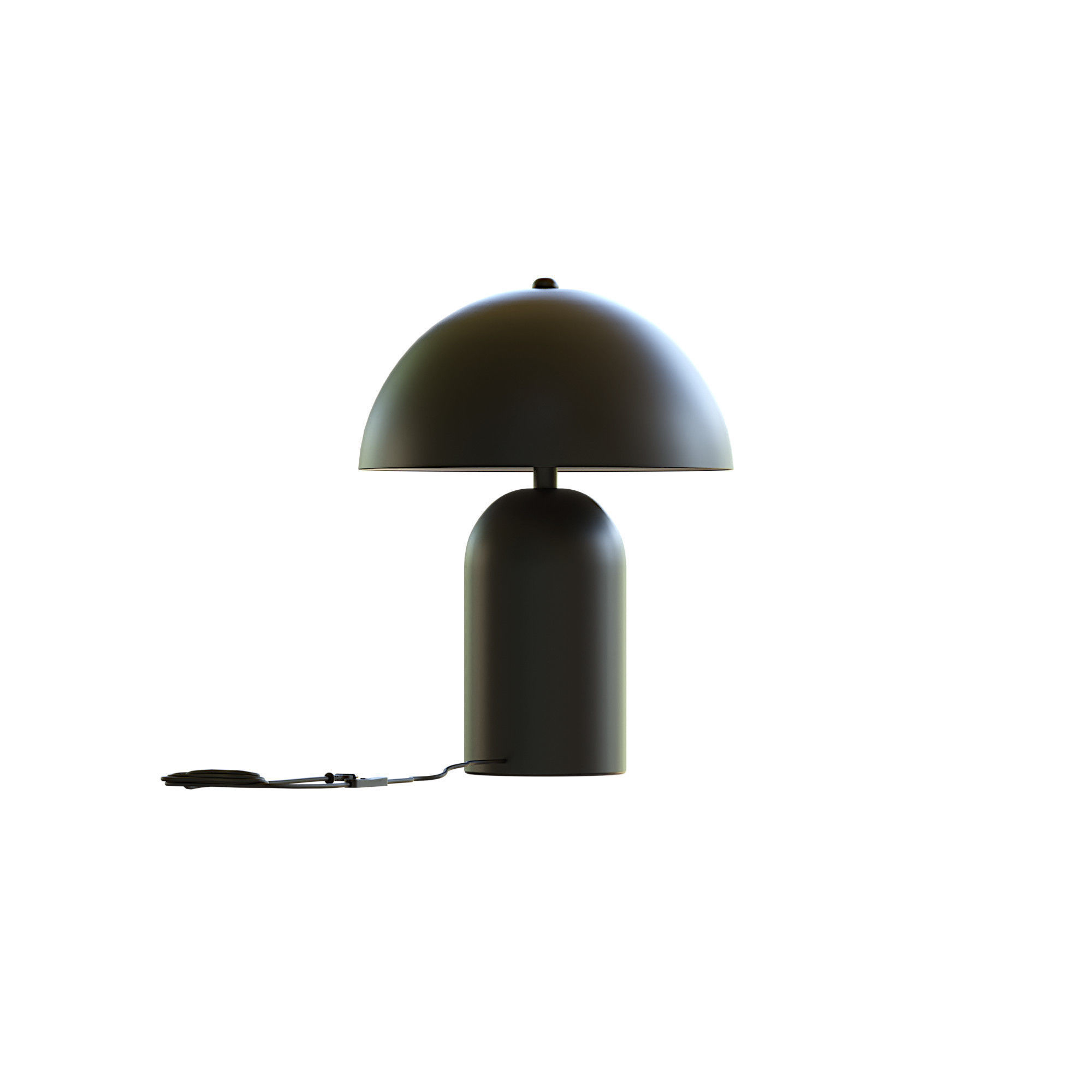 Lamps table lamp with shade Low-poly 3D model_4