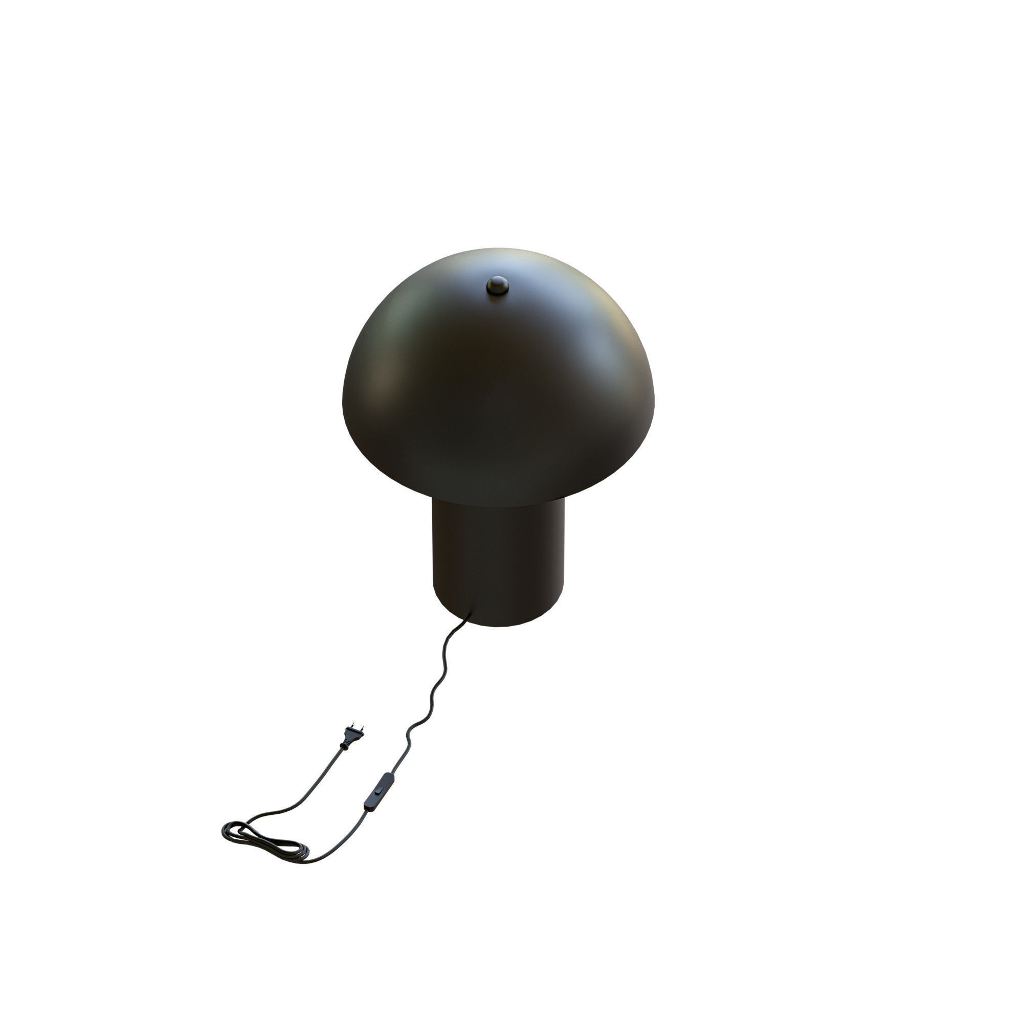 Lamps table lamp with shade Low-poly 3D model_1