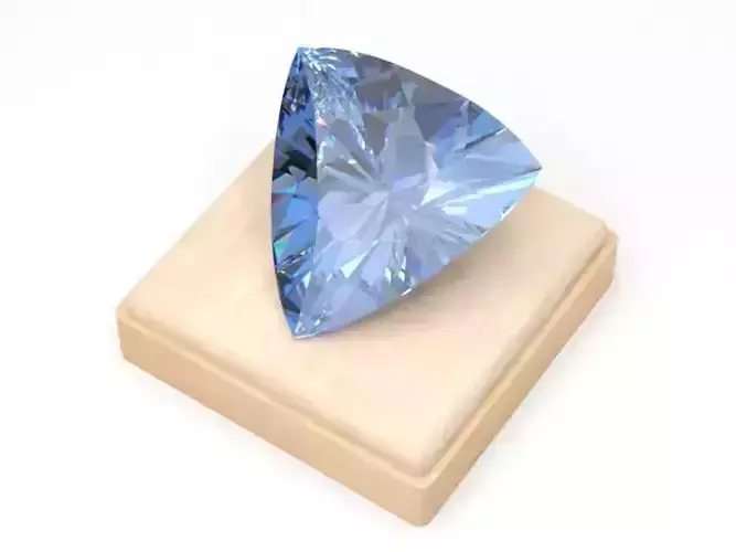 Gem Shape Trillion Curved