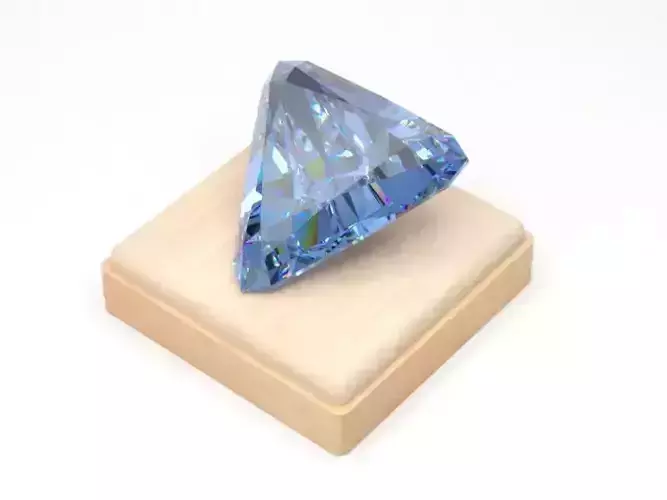Gem Shape Trillion Straight