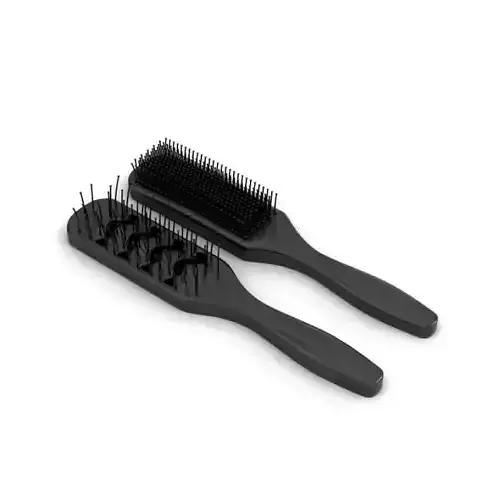 Black Hairbrush Set