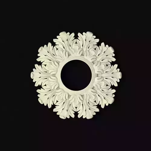 rosette ornate wreath