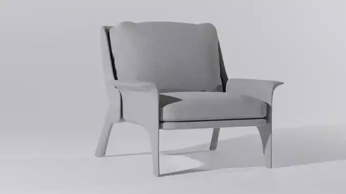 Cioletti Soft Armchair 3D model