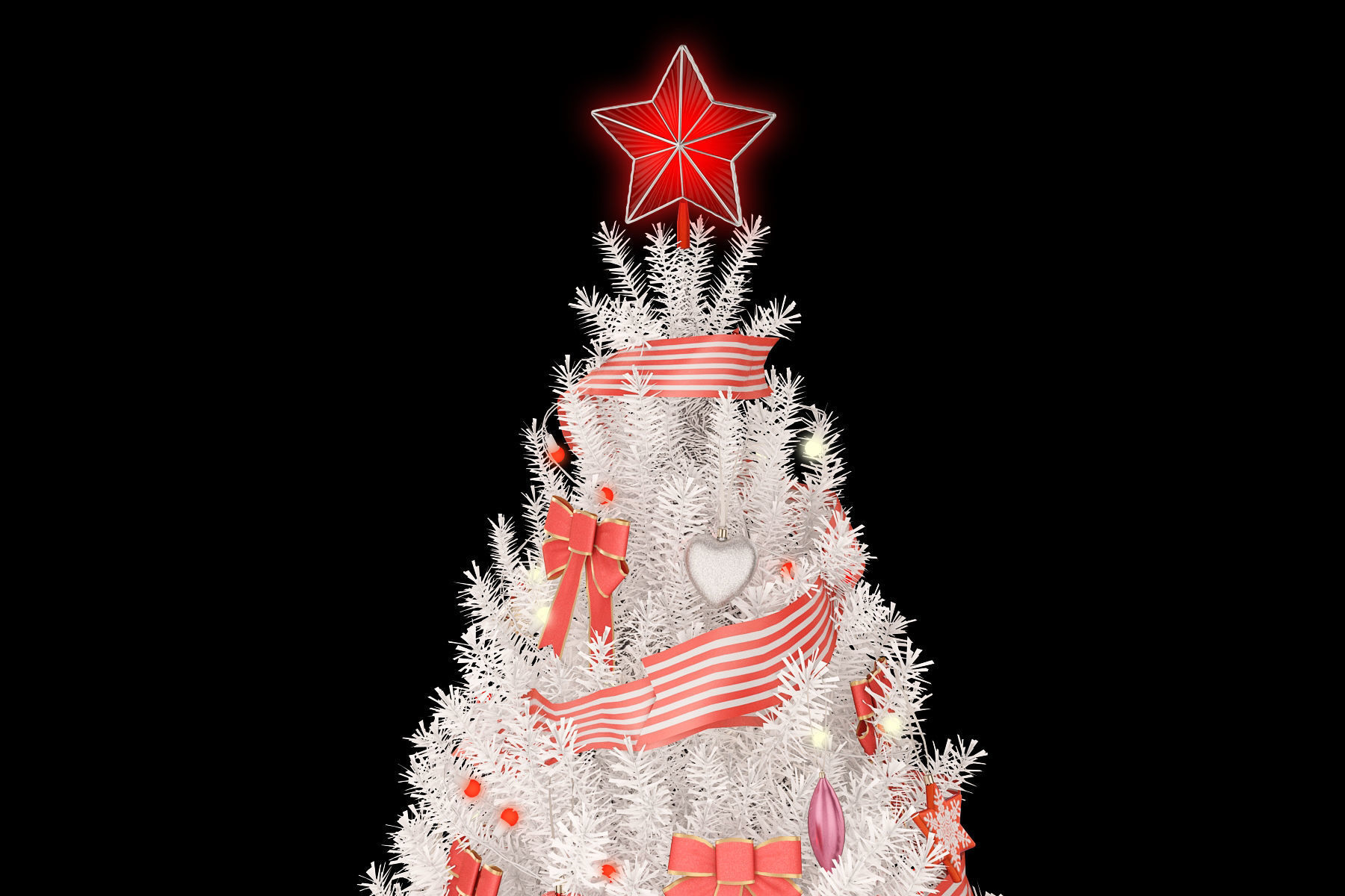 Christmas tree All Colors 3D model_4