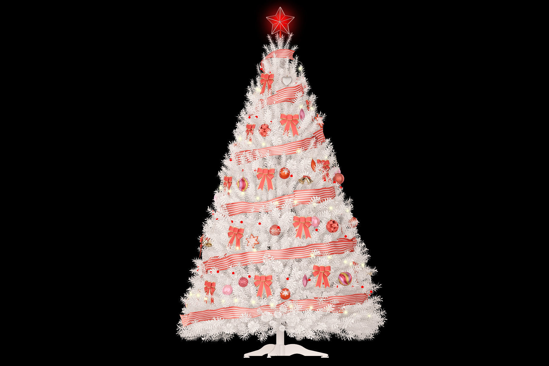 Christmas tree All Colors 3D model_7