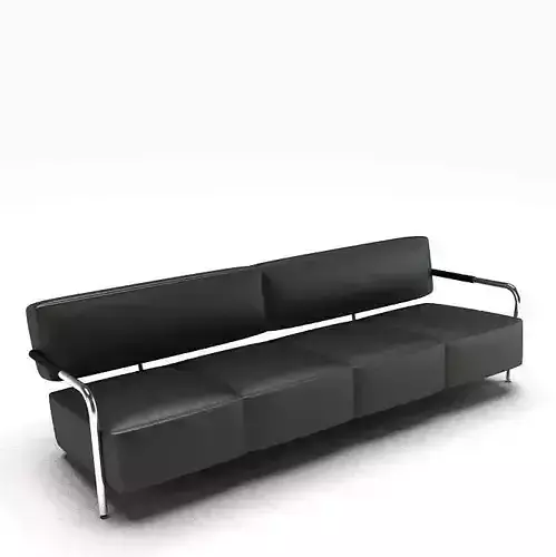 Black Leather Couch