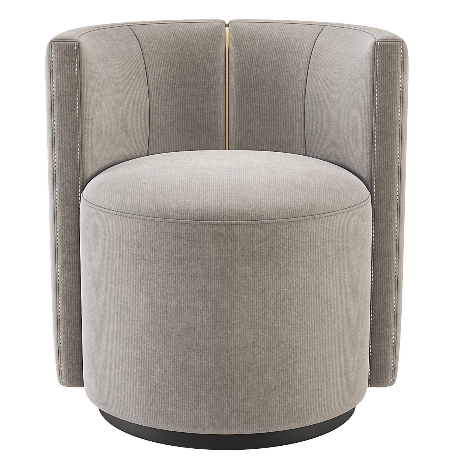 Fendi Casa Loulou Armchair 3D model_2