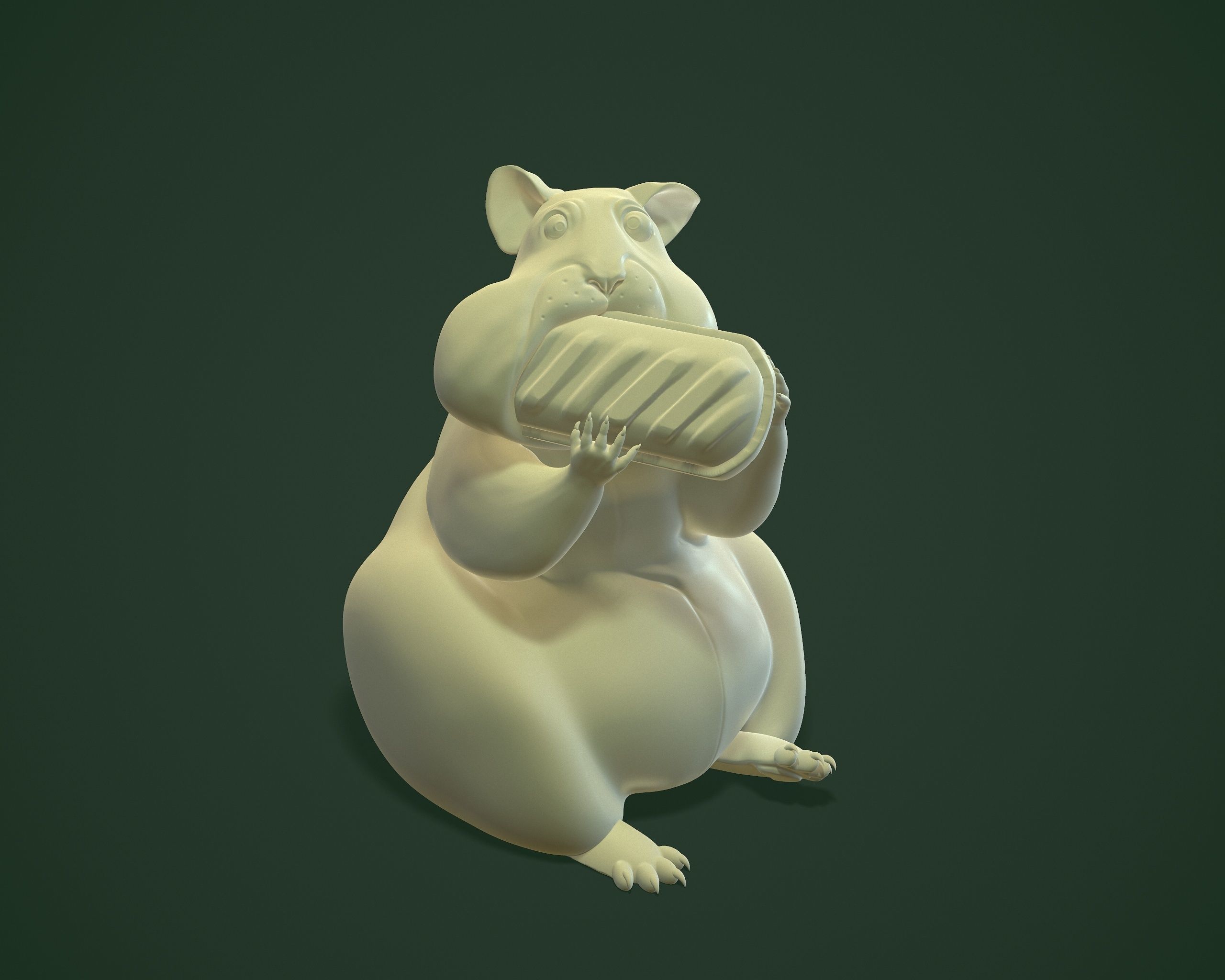 PRINTREADY HAMSTER 3D print model_1