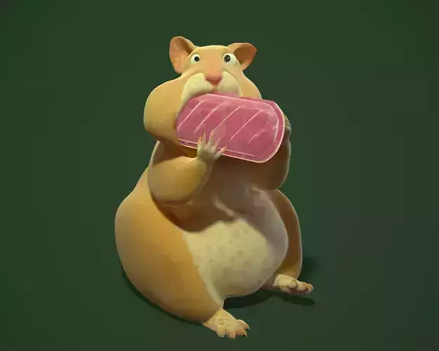 PRINTREADY HAMSTER 3D print model