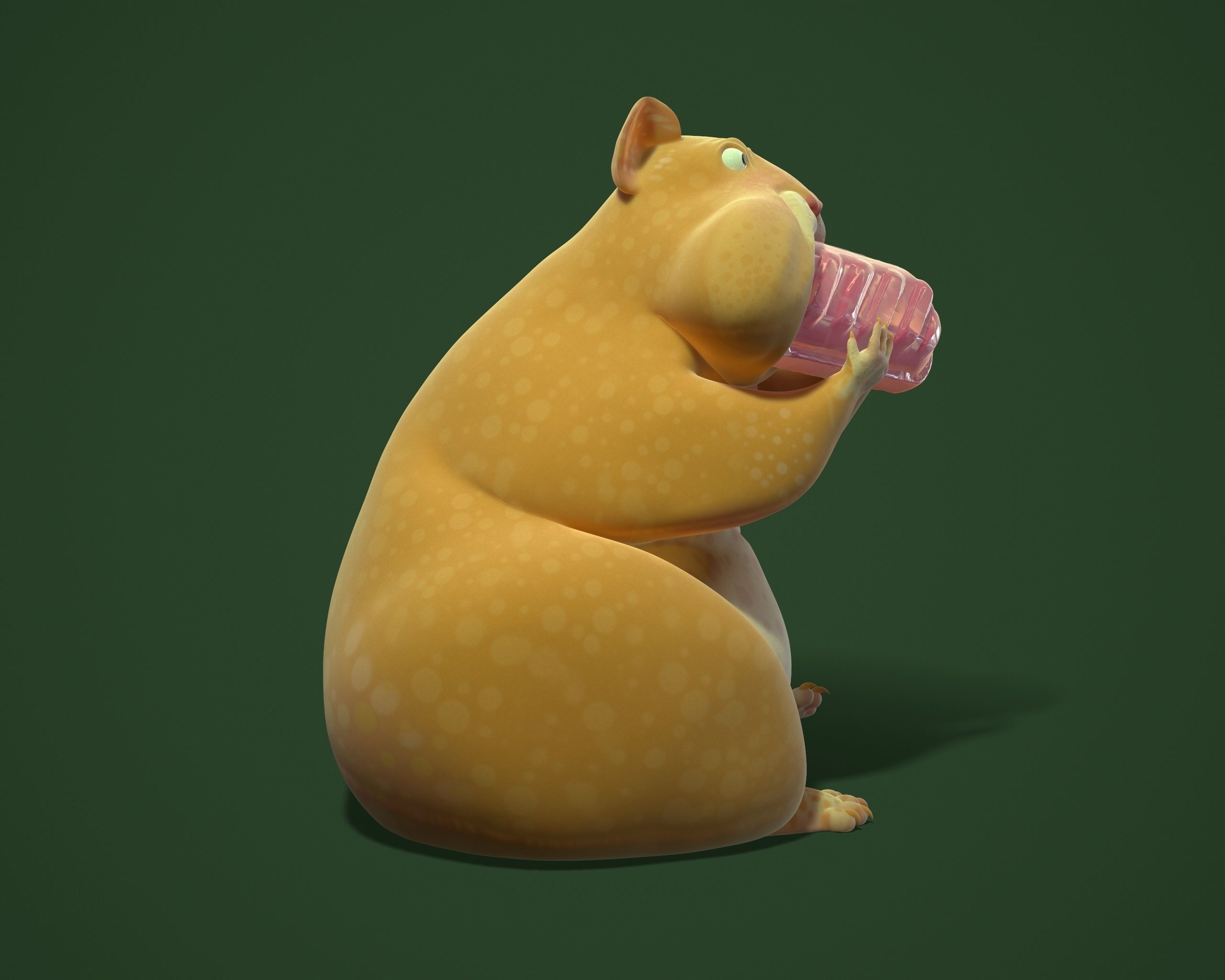 PRINTREADY HAMSTER 3D print model_5
