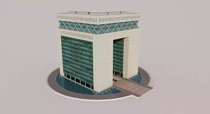 The Gate Building - Dubai UAE 3D model