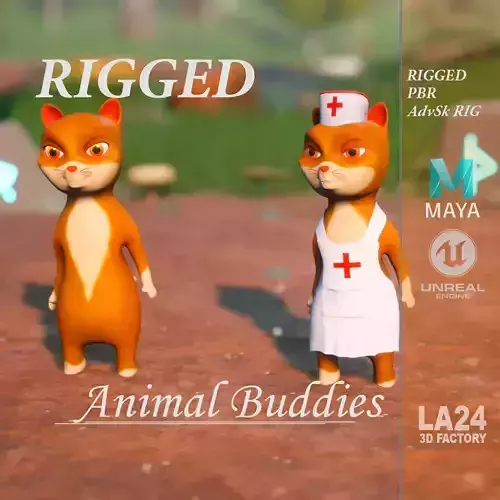 Farm Animal Buddies - Cat