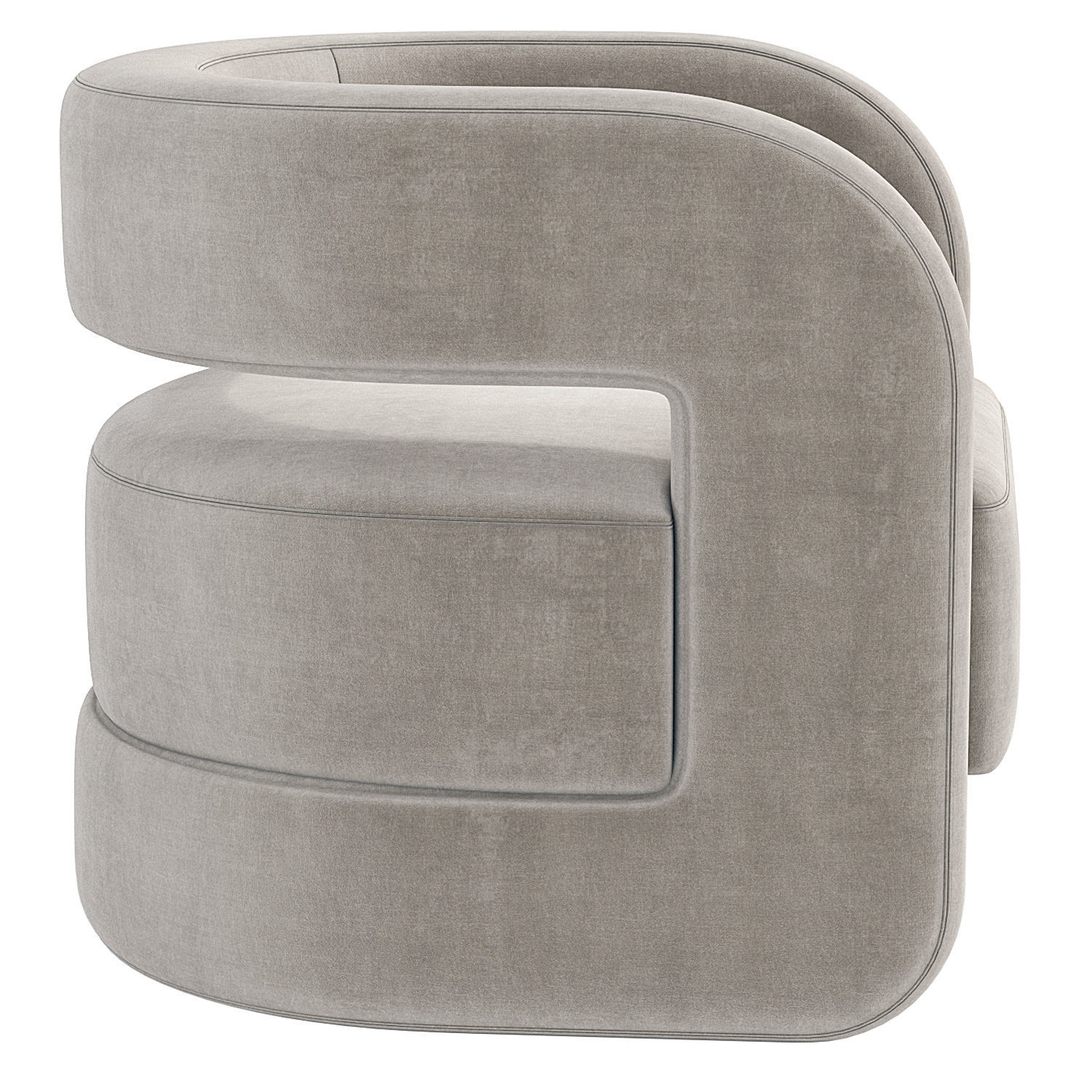 Kirby Chair Mitchell Gold Bob Williams 3D model_2