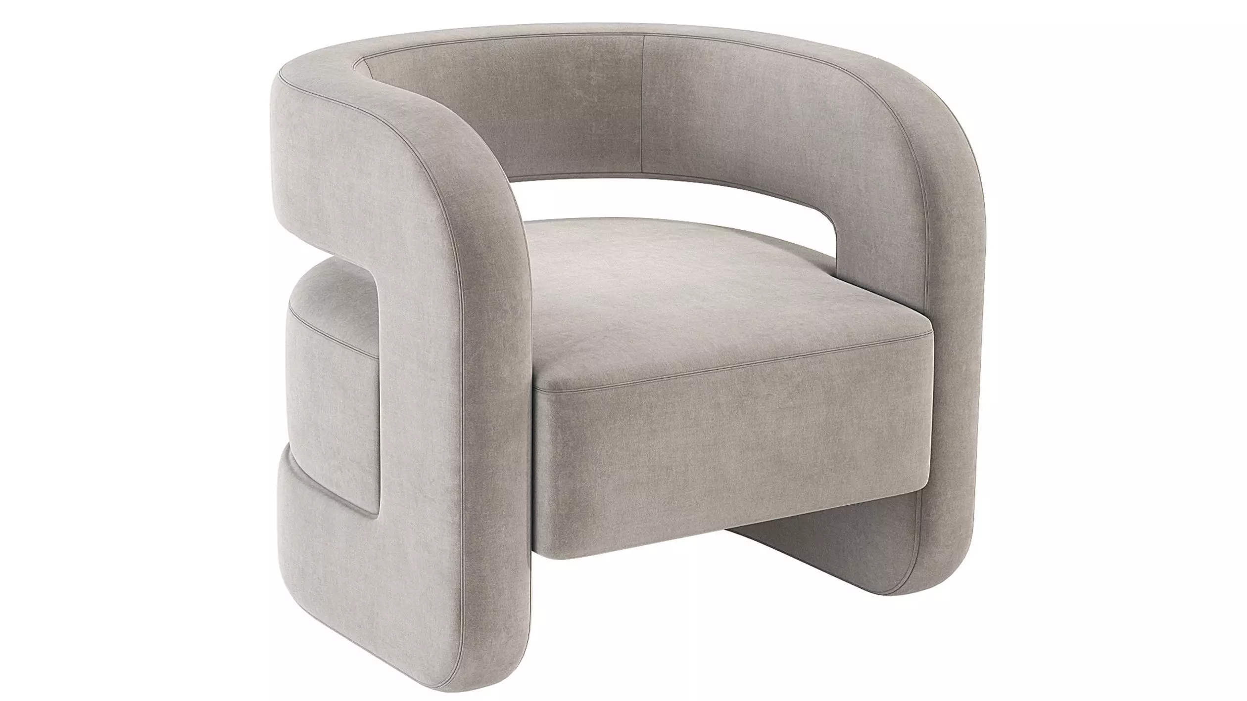 Kirby Chair Mitchell Gold Bob Williams 3D model_0