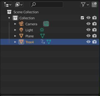 Tree 4 stump with moss 3D model_4