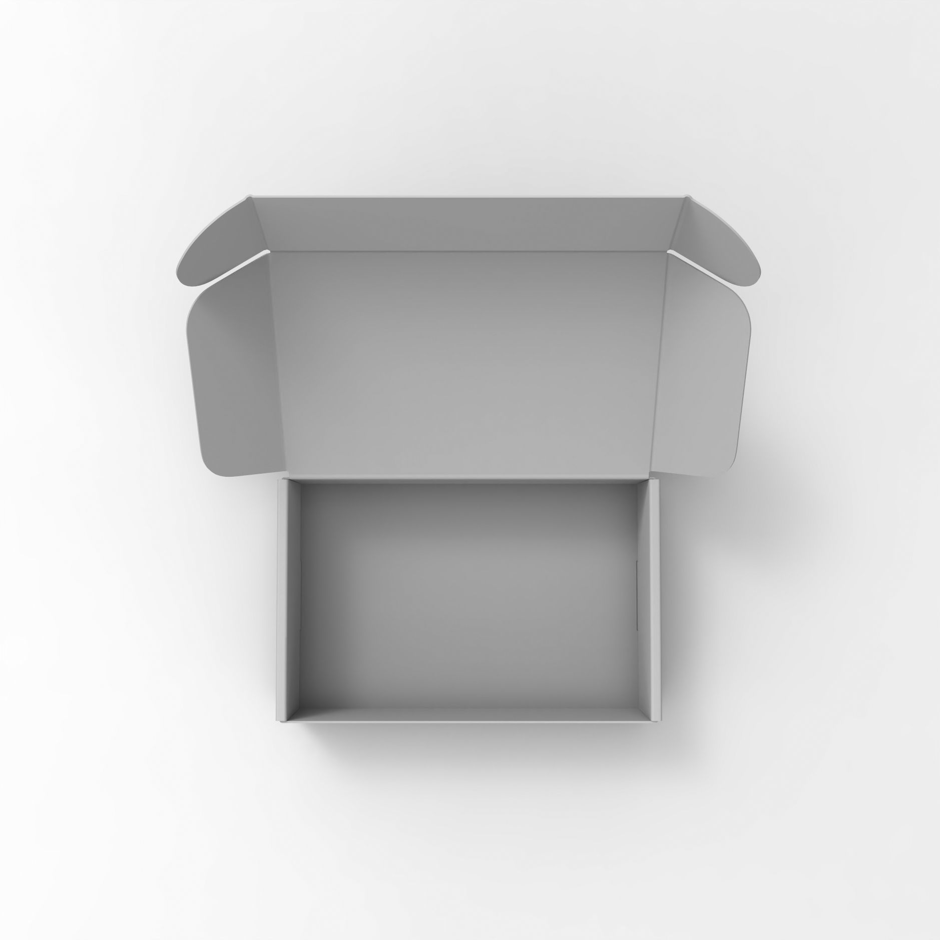 3D Opened Box 3d model Low-poly 3d model 3D model_1