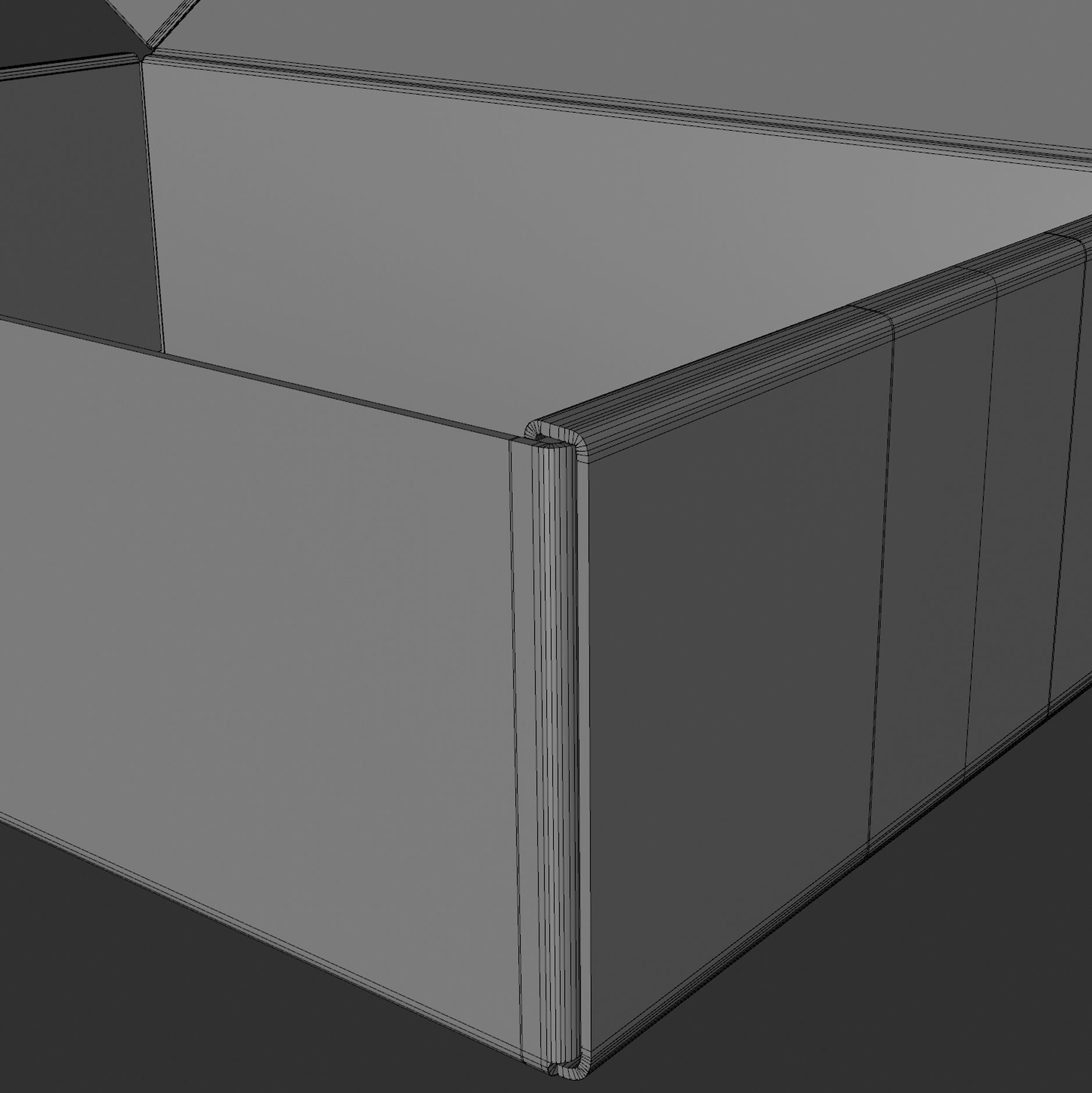 3D Opened Box 3d model Low-poly 3d model 3D model_4