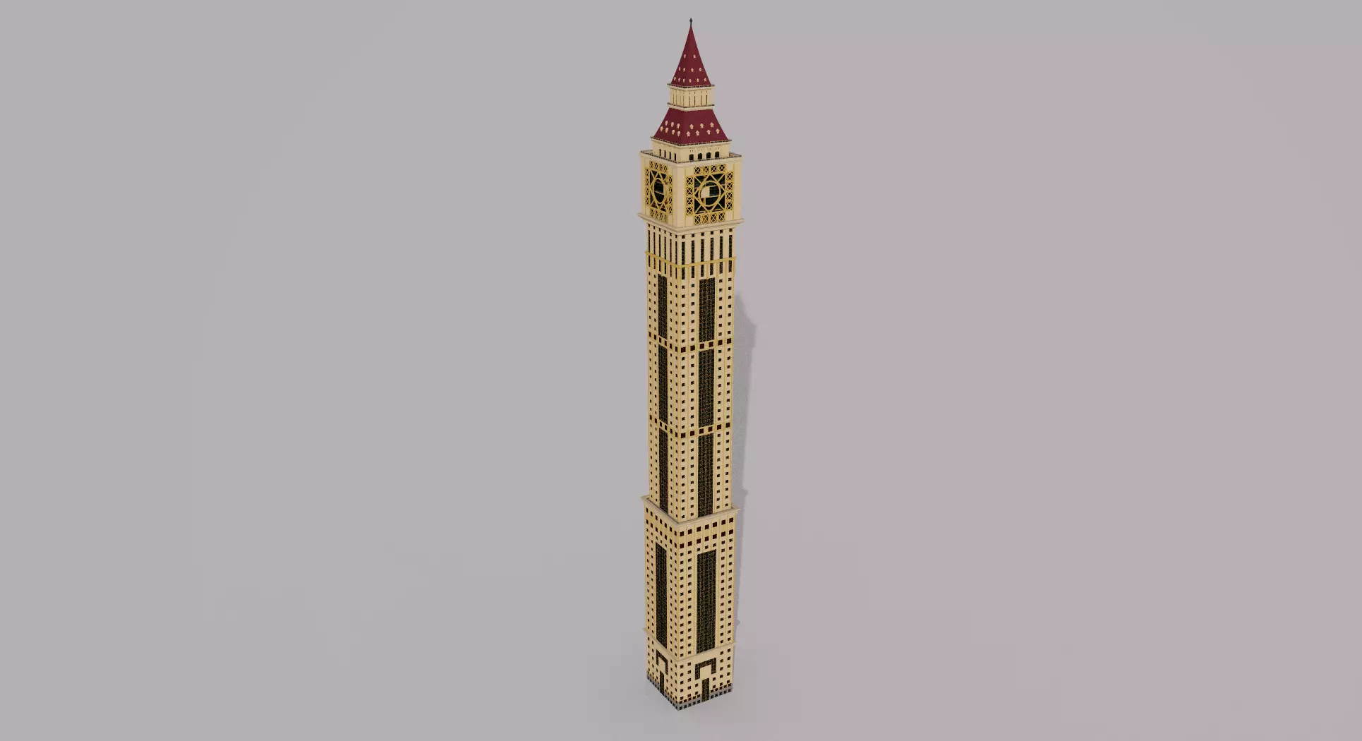 Al Yaqoub Tower - Dubai UAE 3D model_0
