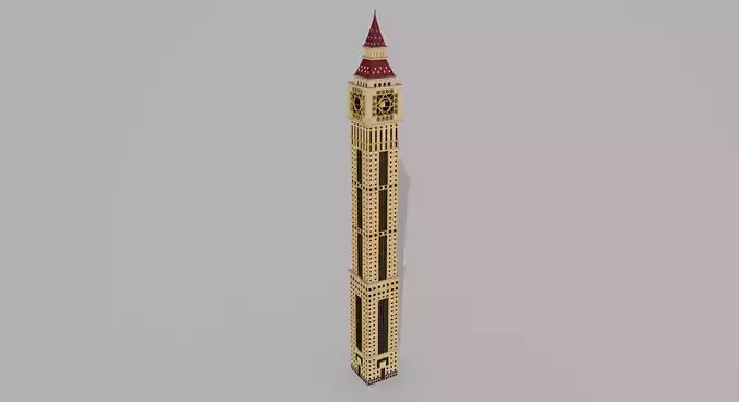 Al Yaqoub Tower - Dubai UAE 3D model
