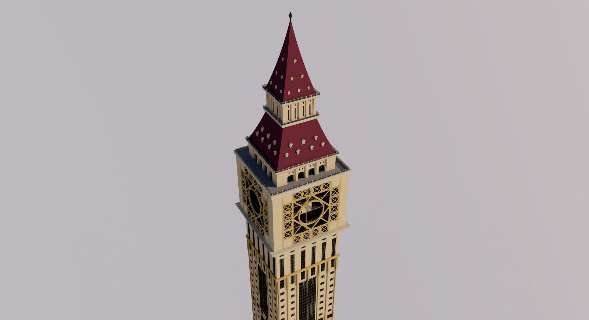 Al Yaqoub Tower - Dubai UAE 3D model_1