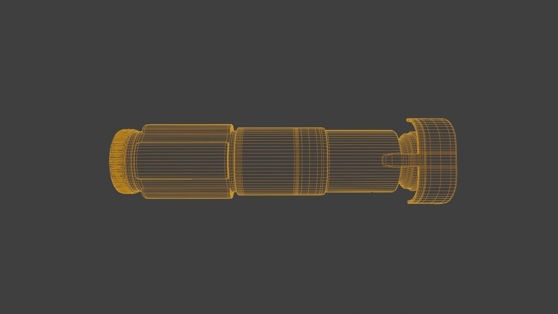 Yodas Lightsaber Low-poly 3D model_5