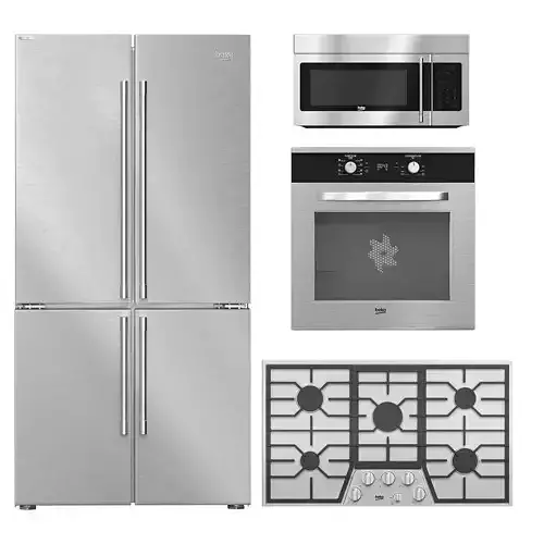 beko kitchen appliance Low-poly 3D model