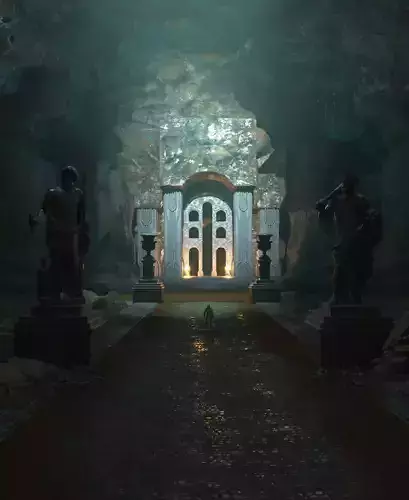 Ancient gates 3D model