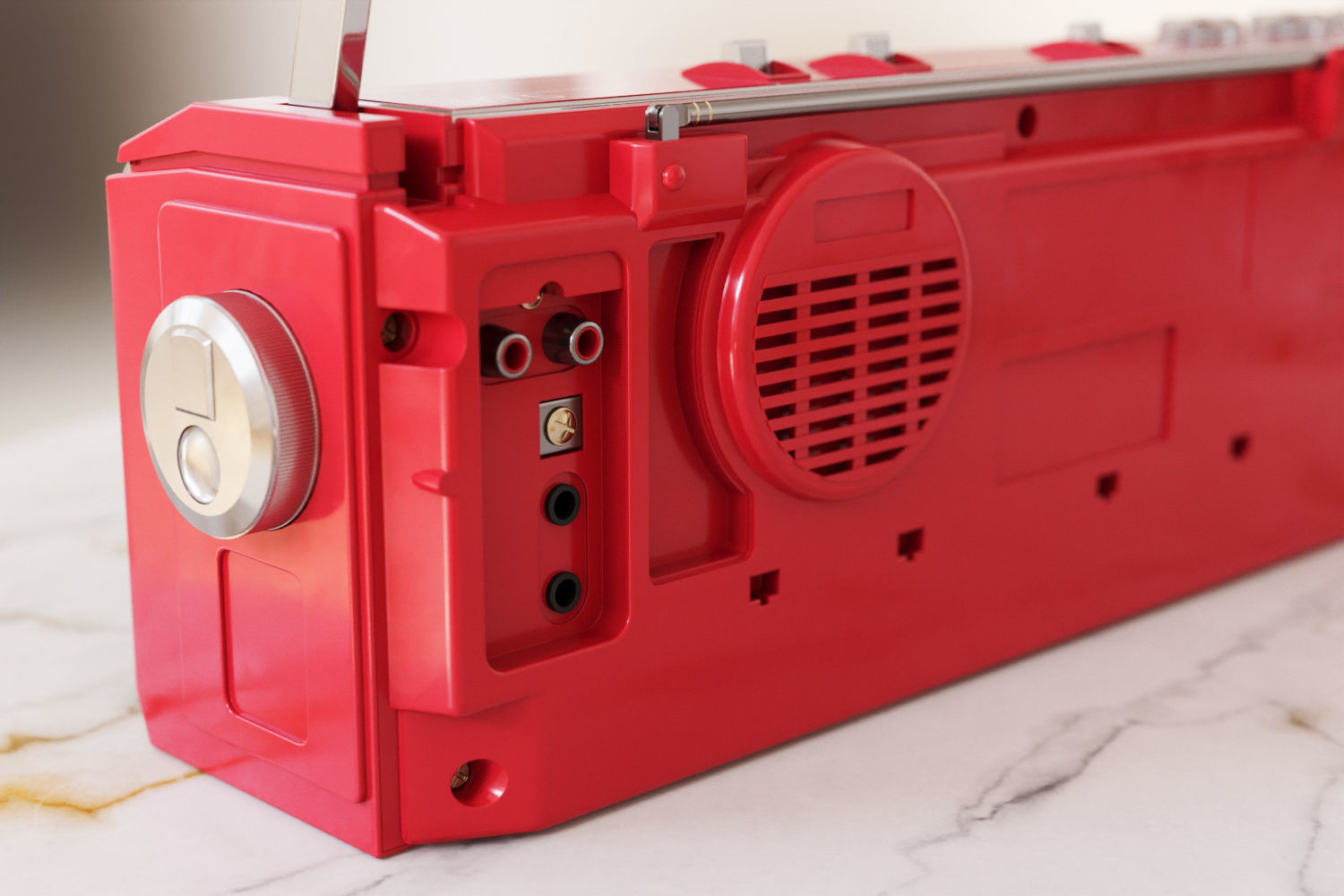 Vintage japan cassette player 3D model_4